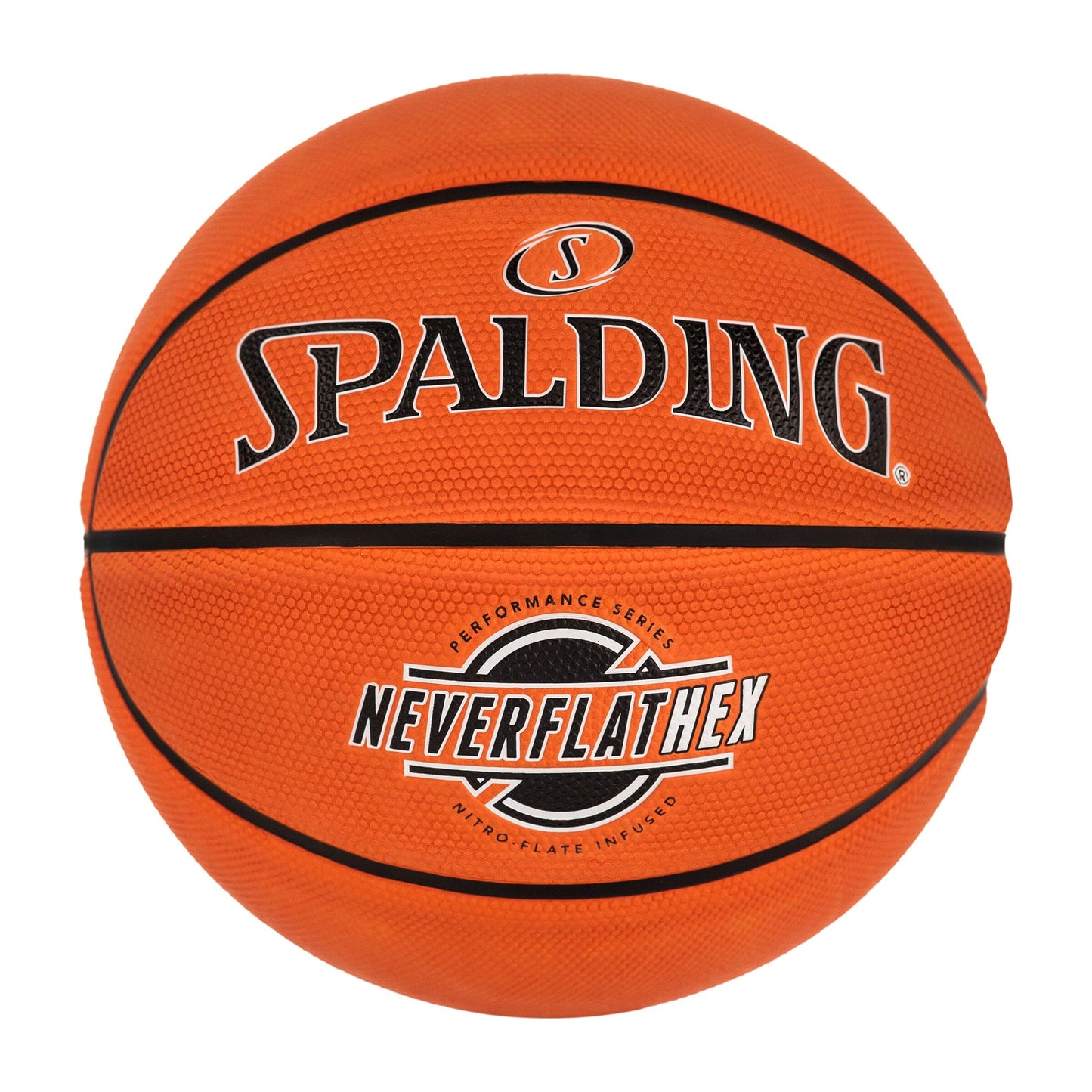 Spalding SGT NeverFlat Hexagrip Indoor/Outdoor Basketball - MCI SPORTS
