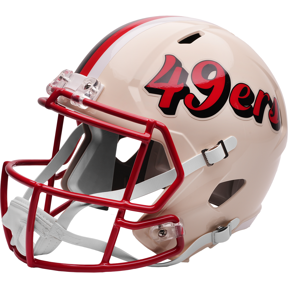 San Francisco 49ers Full Size Speed Replica Football Helmet RETRO - NFL Break4Sports & Collectibles, LLC