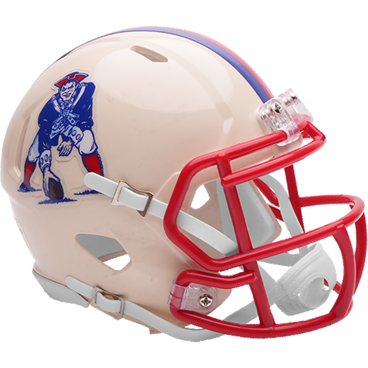 New England Patriots Speed Mini Football Helmet RETRO - NFL Break4Sports & Collectibles, LLC