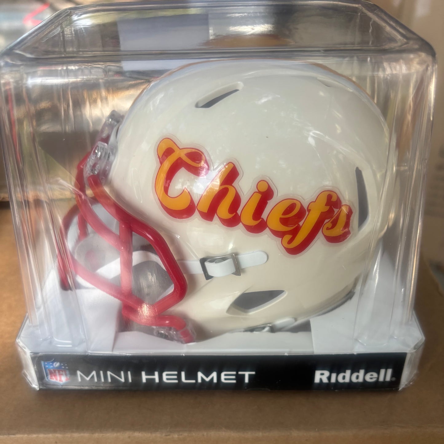 Kansas City Chiefs Speed Mini Football Helmet RETRO - NFL Break4Sports & Collectibles, LLC