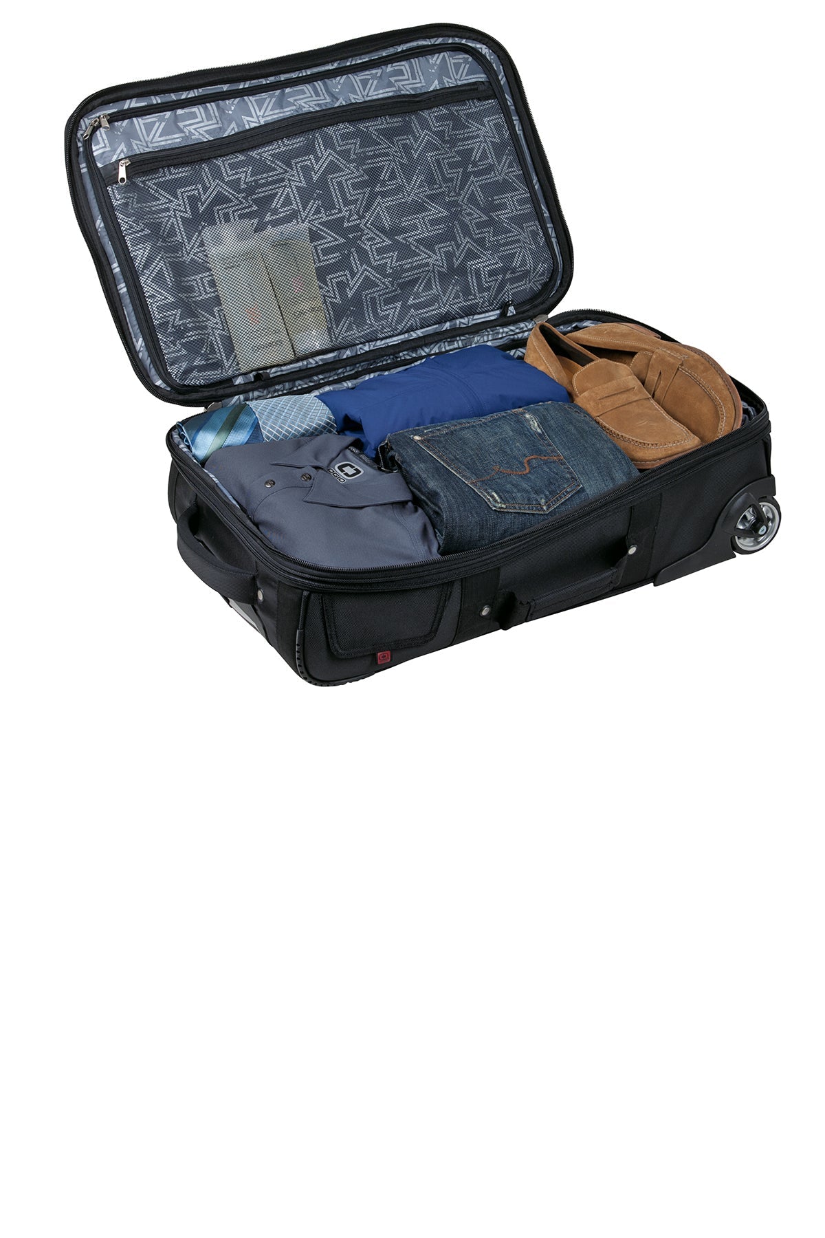 Ogio 26" Travel Bag with wheels Luggage Black/Red Ogio