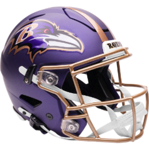 Baltimore Ravens Full Size Authentic SpeedFlex Football Helmet 2026 Purple Rising - NFL Break4Sports & Collectibles, LLC