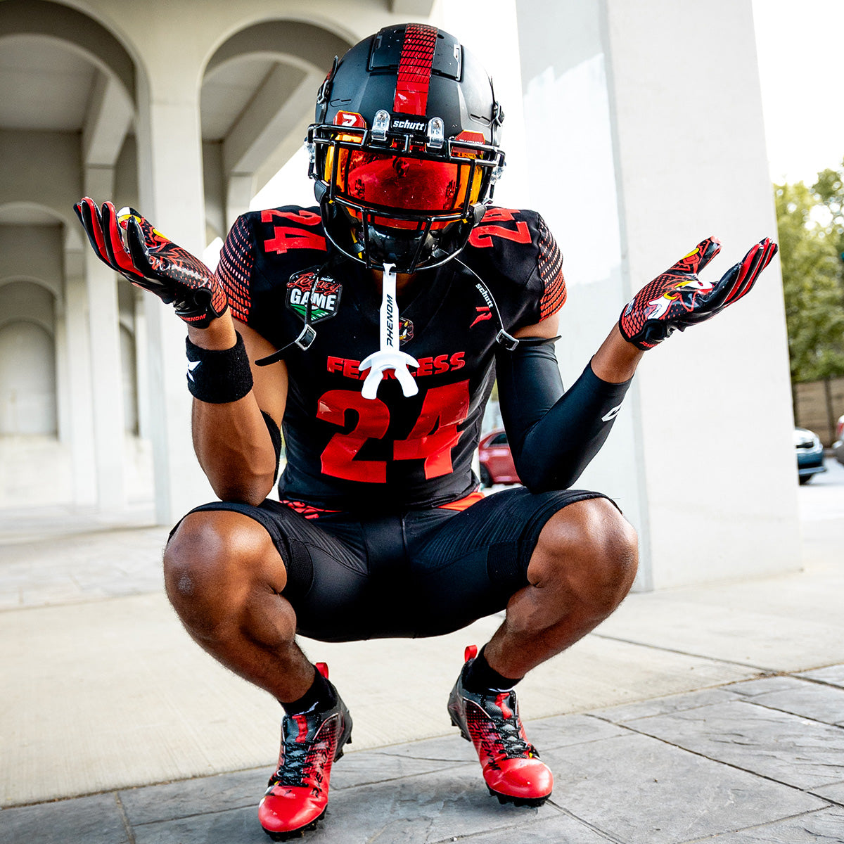 Shadow the Hedgehog Football Gloves - VPS5 by Phenom Elite Phenom Elite Brand