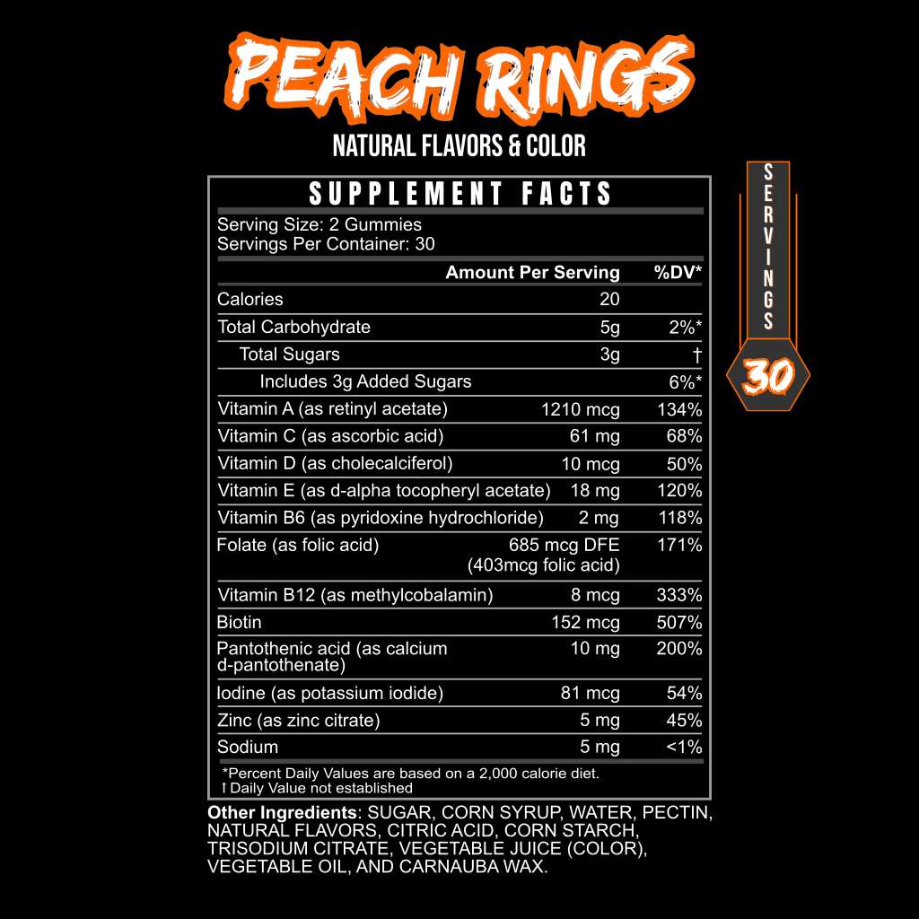 MULTI GUMMY BLACKLABEL Supplements