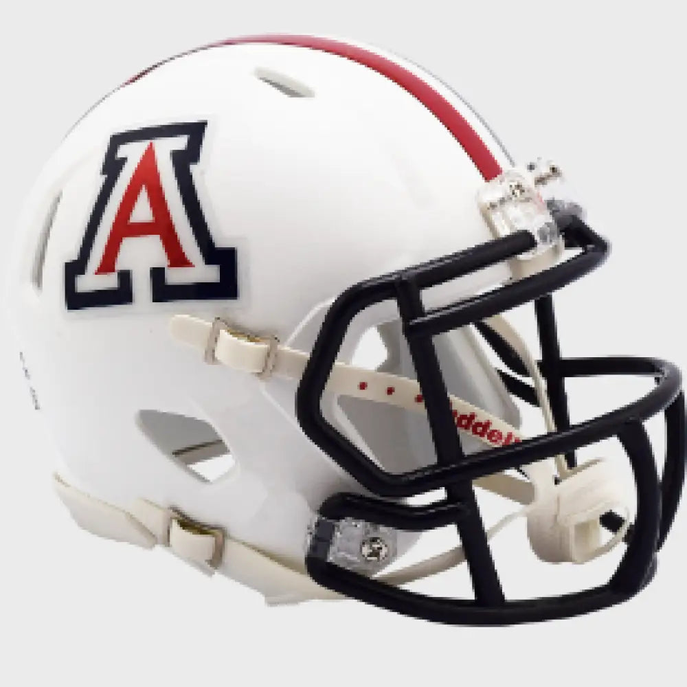Arizona Wildcats NCAA Mini Speed Football Helmet Gloss White - NCAA Break4Sports & Collectibles, LLC