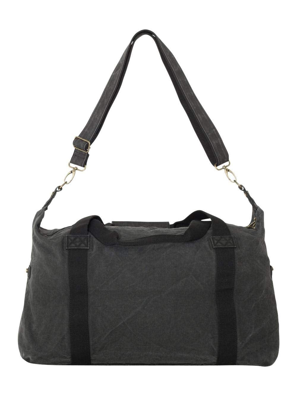 DRI DUCK Canvas 46L Weekender Duffel Bag One Size - Charcoal/ Black - MCI SPORTS