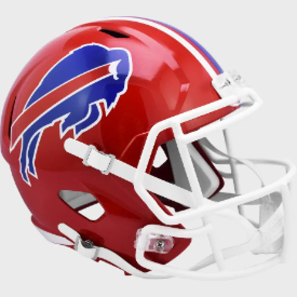Buffalo Bills Full Size 1987 to 2001 Speed Replica Throwback Helmet - NFL Break4Sports & Collectibles, LLC