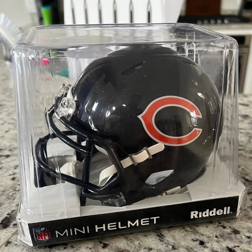 Chicago Bears NFL Mini Speed Football Helmet Break4Sports & Collectibles, LLC