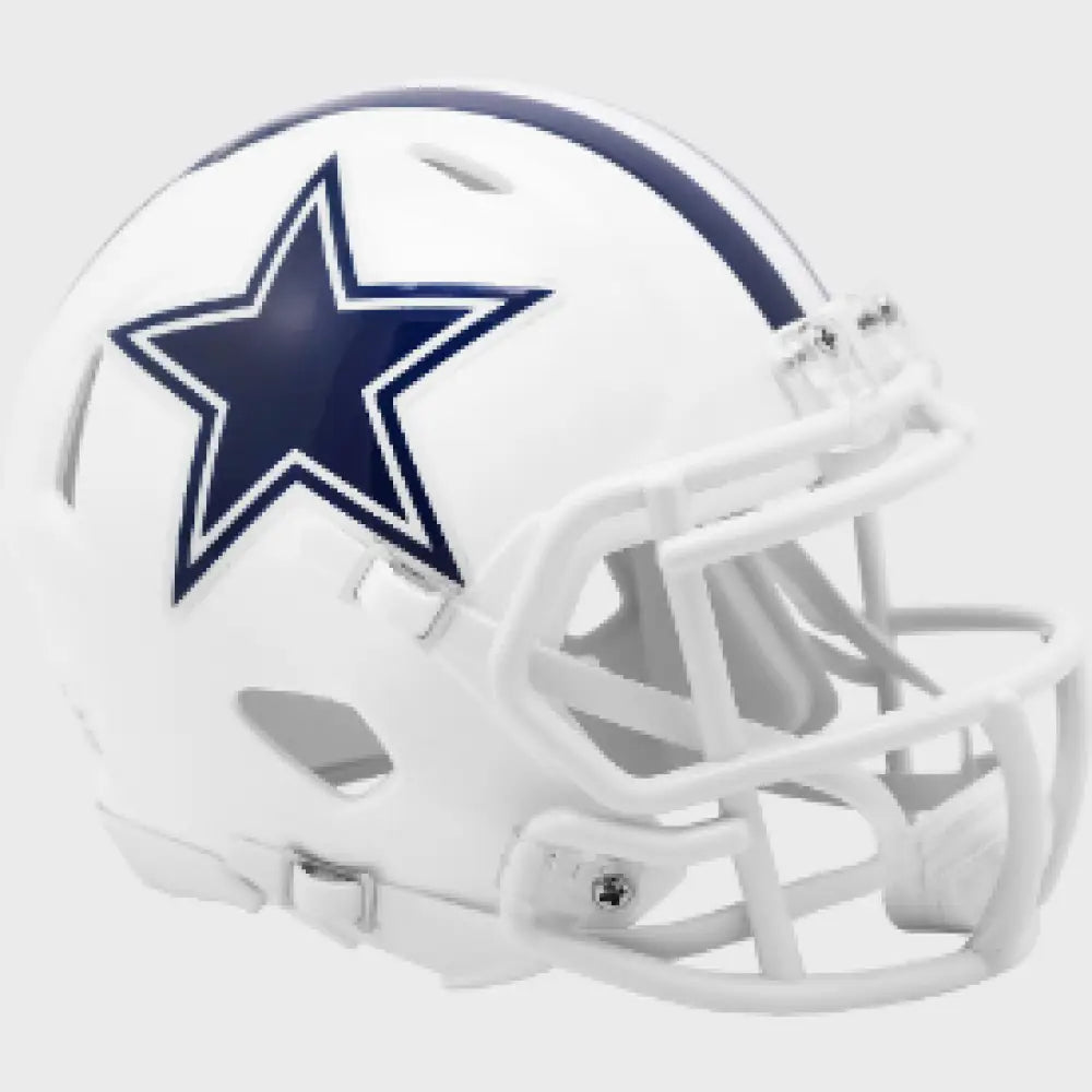Dallas Cowboys NFL Mini Speed Football Helmet Alternate 2022 Break4Sports & Collectibles, LLC