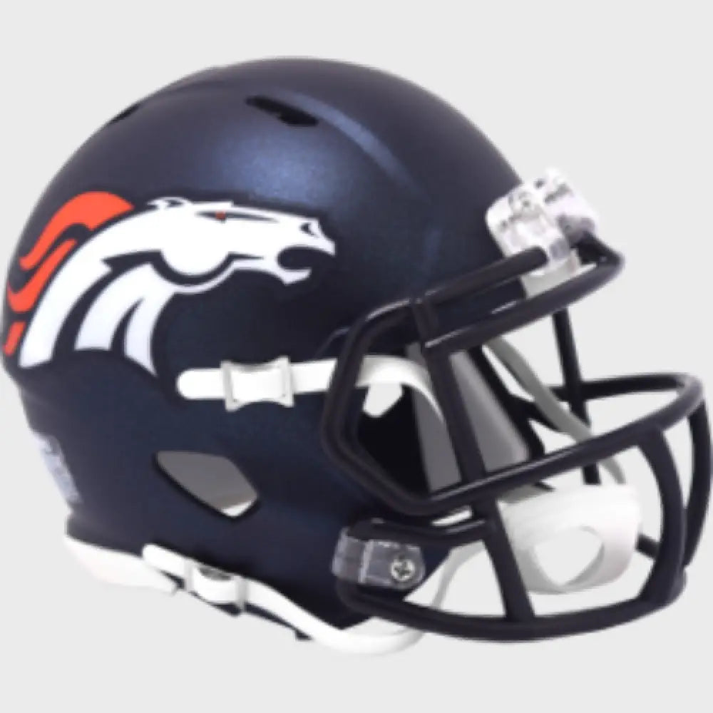 Denver Broncos NFL Mini Speed Football Helmet 2024 Primary Break4Sports & Collectibles, LLC