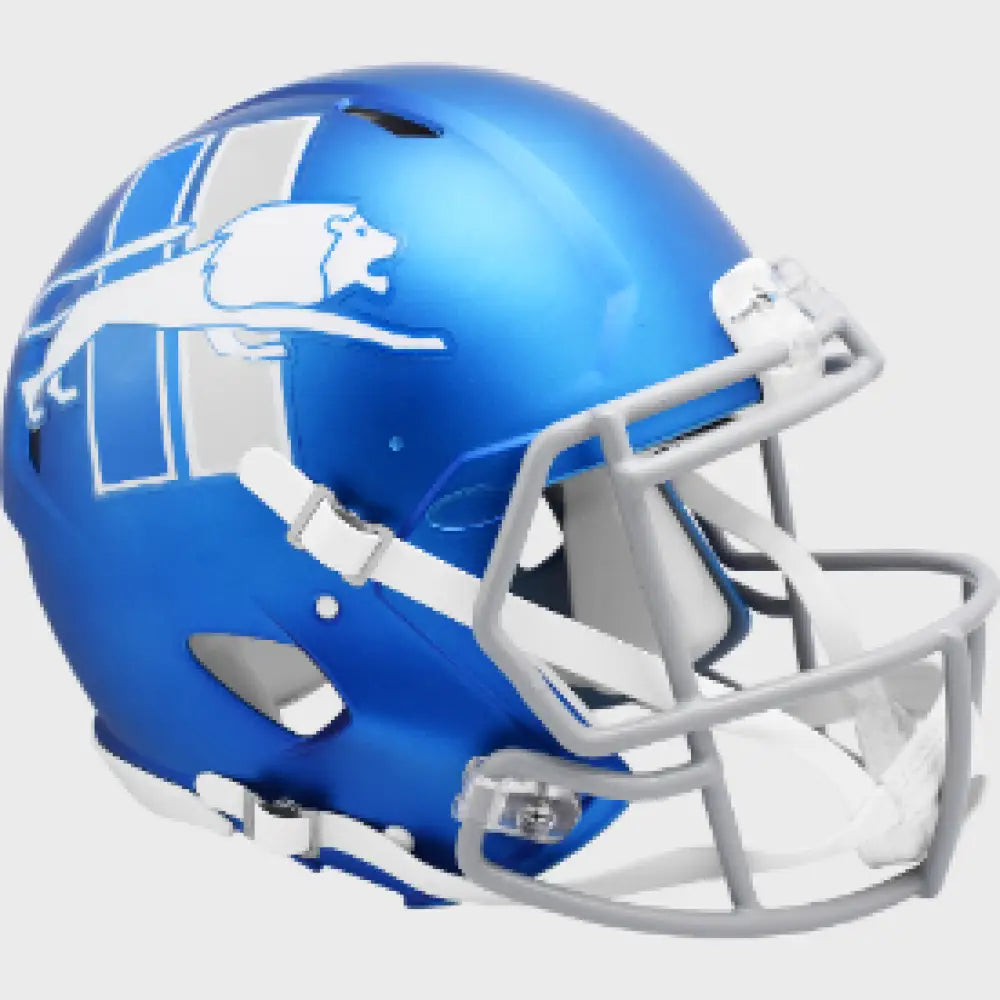 Detroit Lions Full Size Authentic Speed Football Helmet 2023 Alternate On-Field - NFL Break4Sports & Collectibles, LLC
