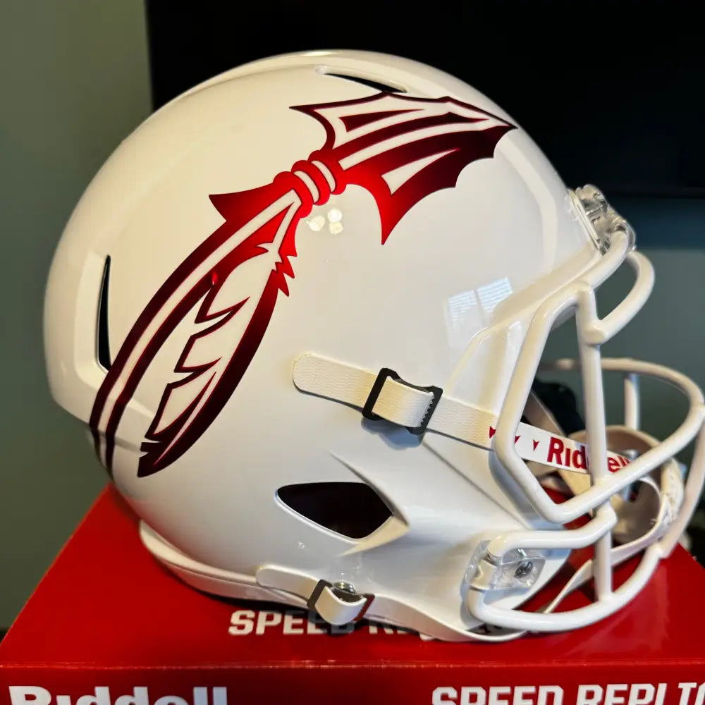 Florida State Seminoles Full Size Speed Replica Football Helmet White - NCAA Break4Sports & Collectibles, LLC