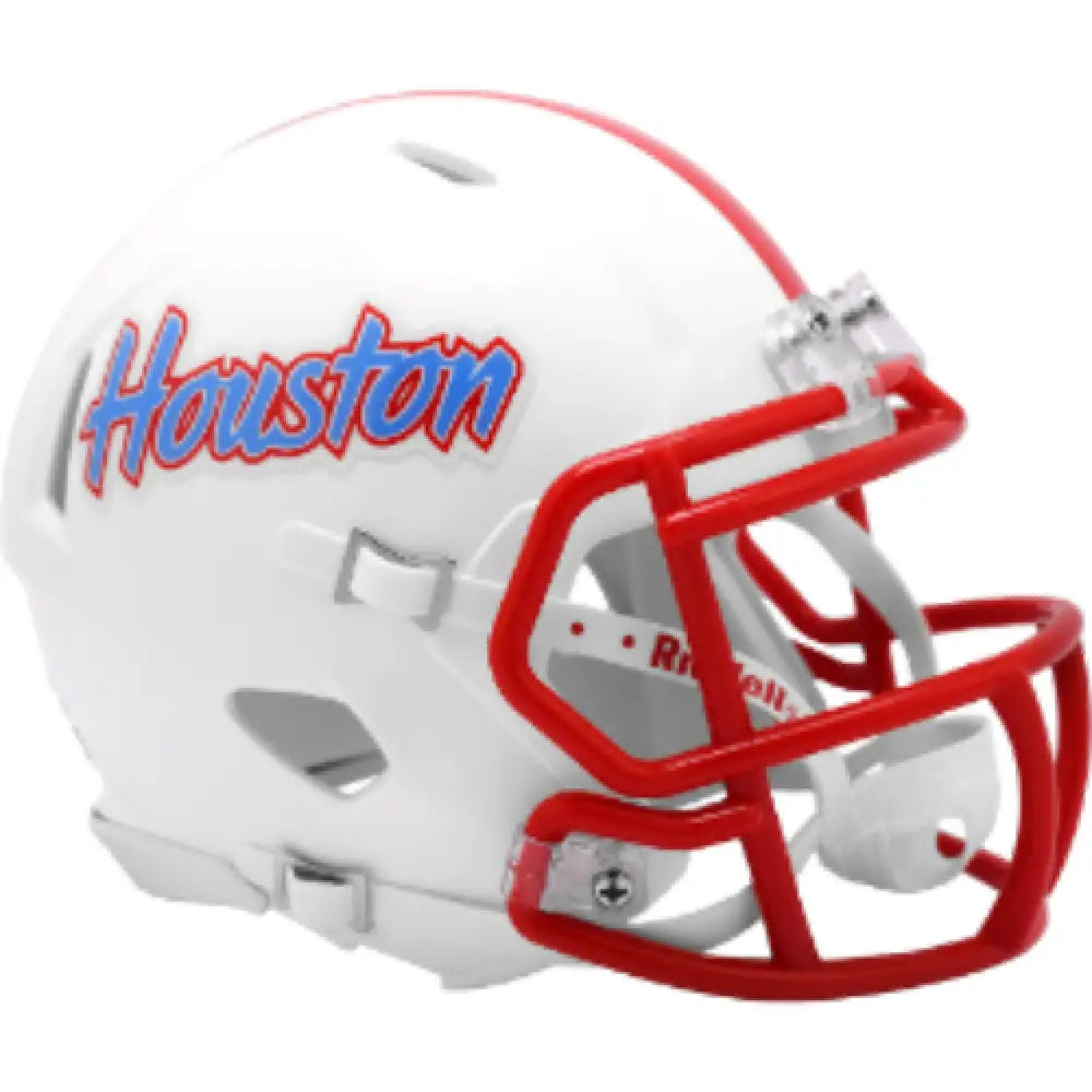 Houston Cougars NCAA Mini Speed Football Helmet- Script NCAA Break4Sports & Collectibles, LLC