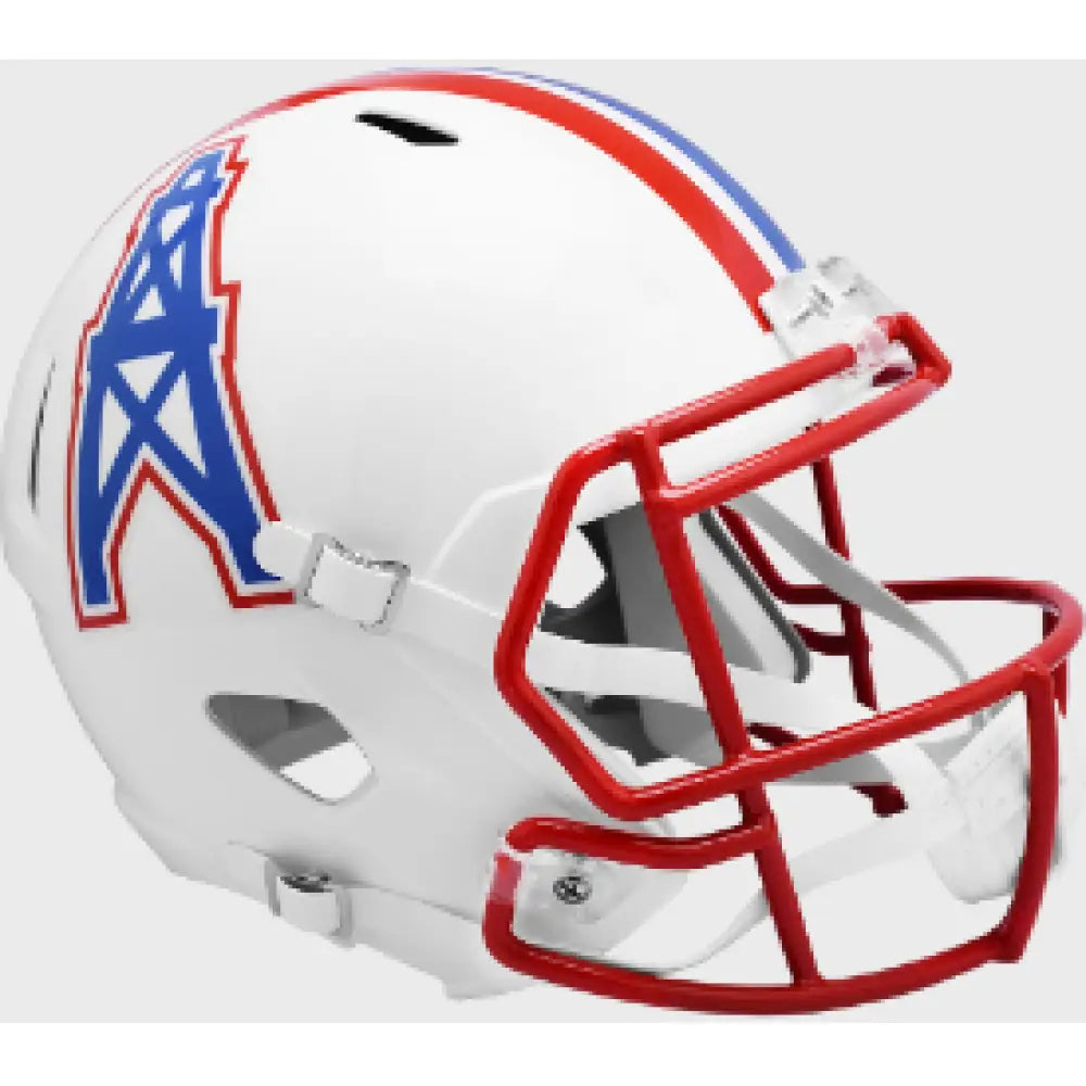 Houston Oilers Full Size 1981 to 1998 Speed Replica Throwback Helmet - NFL Break4Sports & Collectibles, LLC
