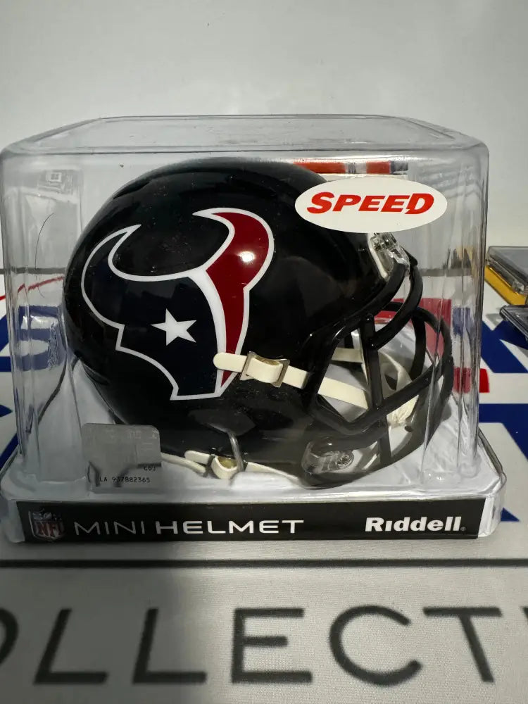 Houston Texans 2002 to 2023 NFL Mini Speed Throwback Helmet Break4Sports & Collectibles, LLC