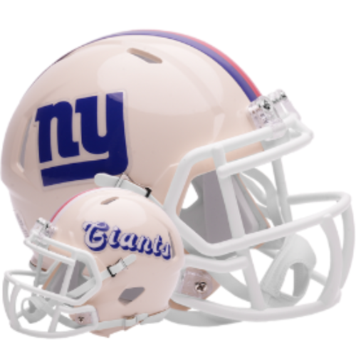 New York Giants Speed Mini Football Helmet RETRO - NFL Break4Sports & Collectibles, LLC