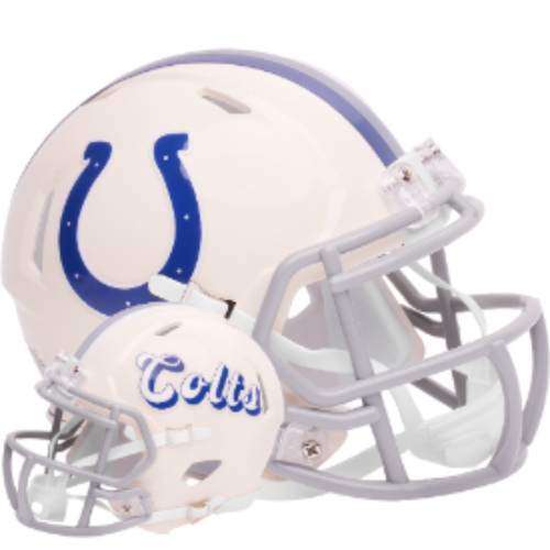 Indianapolis Colts Speed Mini Football Helmet RETRO - NFL Break4Sports & Collectibles, LLC