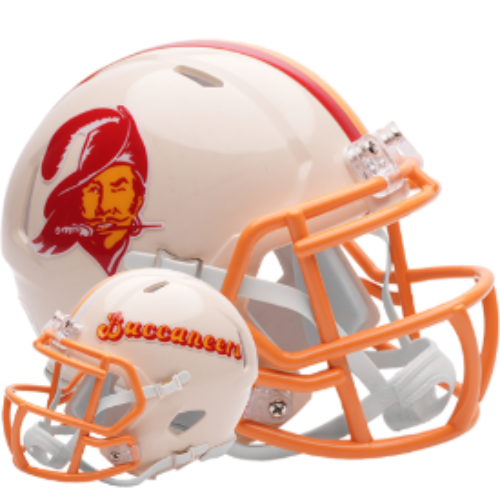 Tampa Bay Buccaneers Speed Mini Football Helmet RETRO - NFL Break4Sports & Collectibles, LLC
