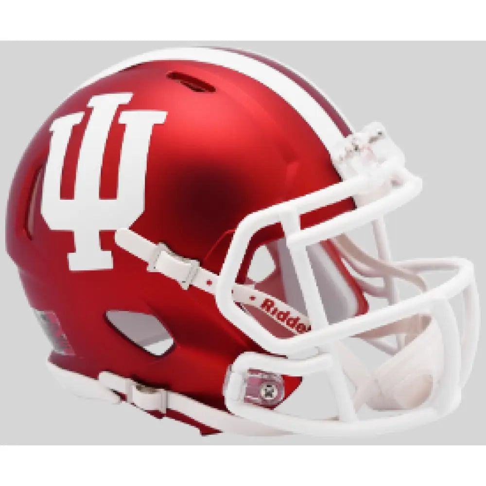 Indiana Hoosiers NCAA Mini Speed Football Helmet Anodized Crimson - NCAA Break4Sports & Collectibles, LLC