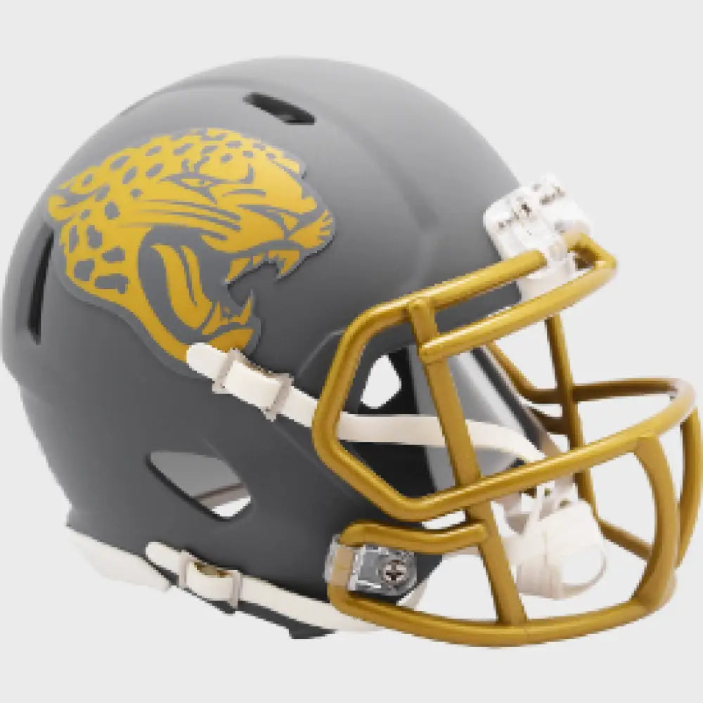 Jacksonville Jaguars NFL Mini Speed Football Helmet SLATE NFL Break4Sports & Collectibles, LLC