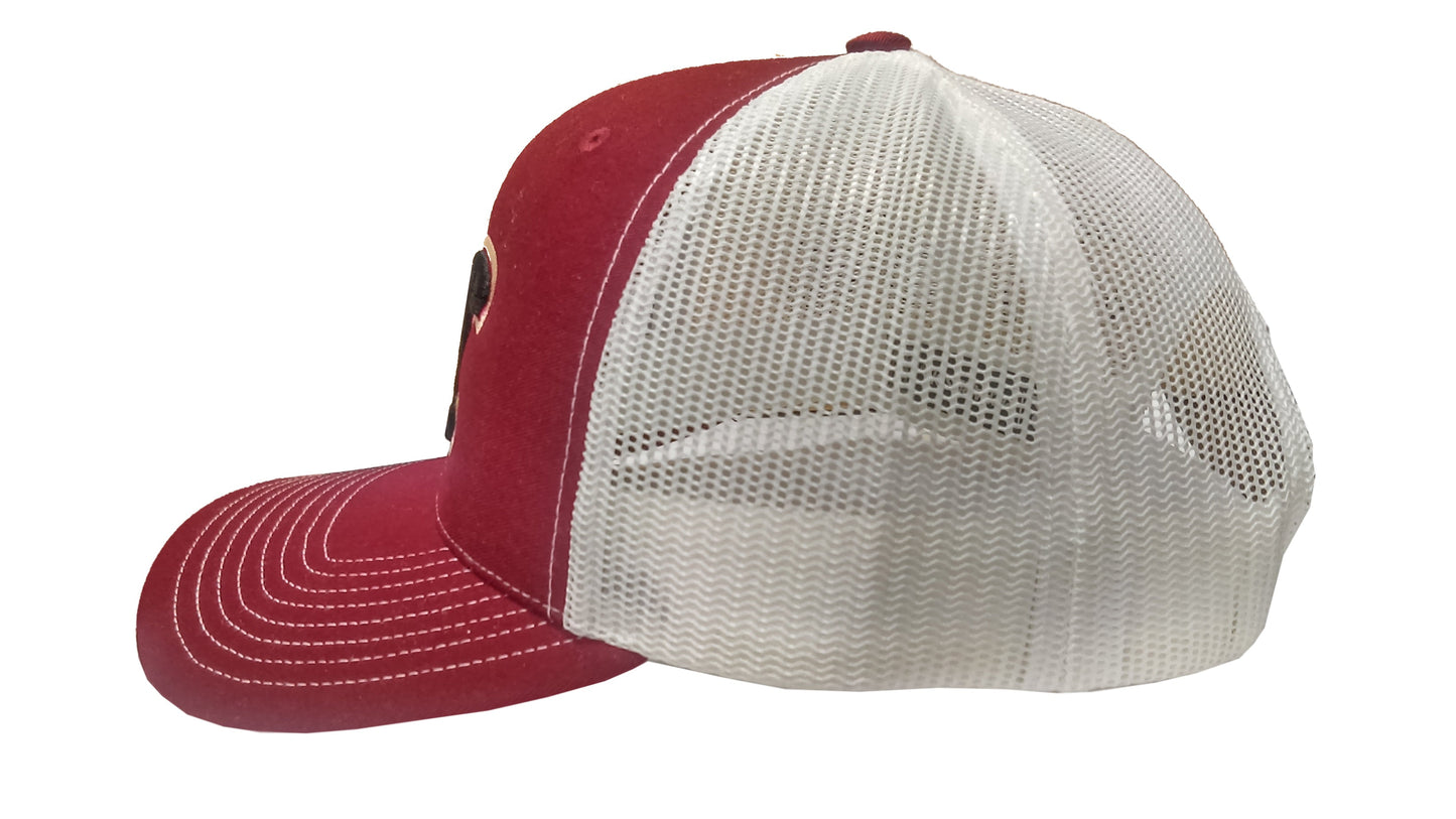 Gigantes del Cibao GC Hat | Dominican Baseball LIDOM Cap – Maroon Trucker Snapback Peligro Sports