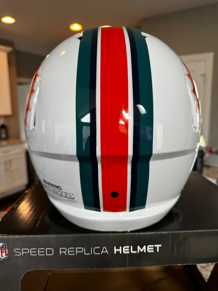 Miami Dolphins Full Size 1996 to 2012 Speed Replica Throwback Helmet - NFL Break4Sports & Collectibles, LLC