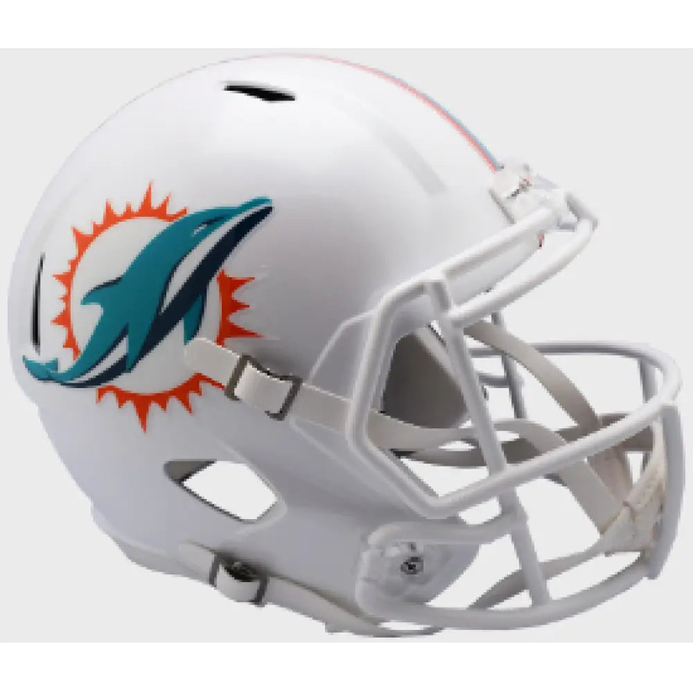 Miami Dolphins Full Size Speed Replica Football Helmet - NFL Break4Sports & Collectibles, LLC