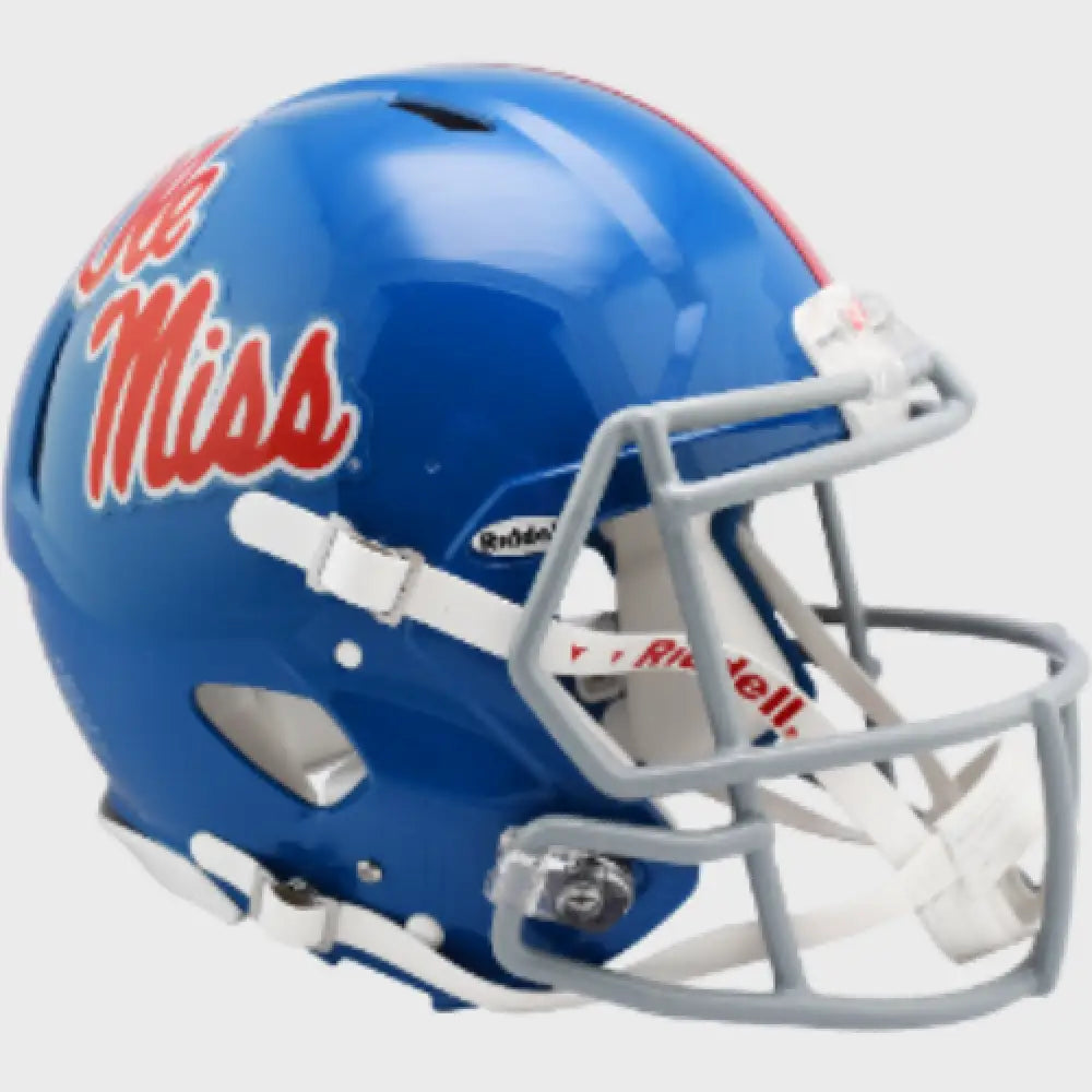 Mississippi (Ole Miss) Rebels Full Size Authentic Speed Football Helmet Powder Blue - NCAA Break4Sports & Collectibles, LLC