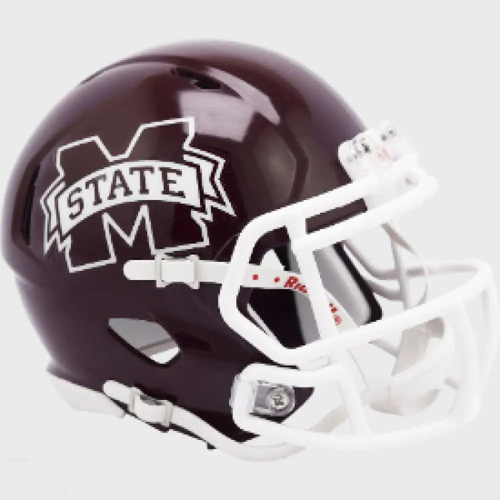 Mississippi State Bulldogs NCAA Mini Speed Football Helmet M State - NCAA Break4Sports & Collectibles, LLC