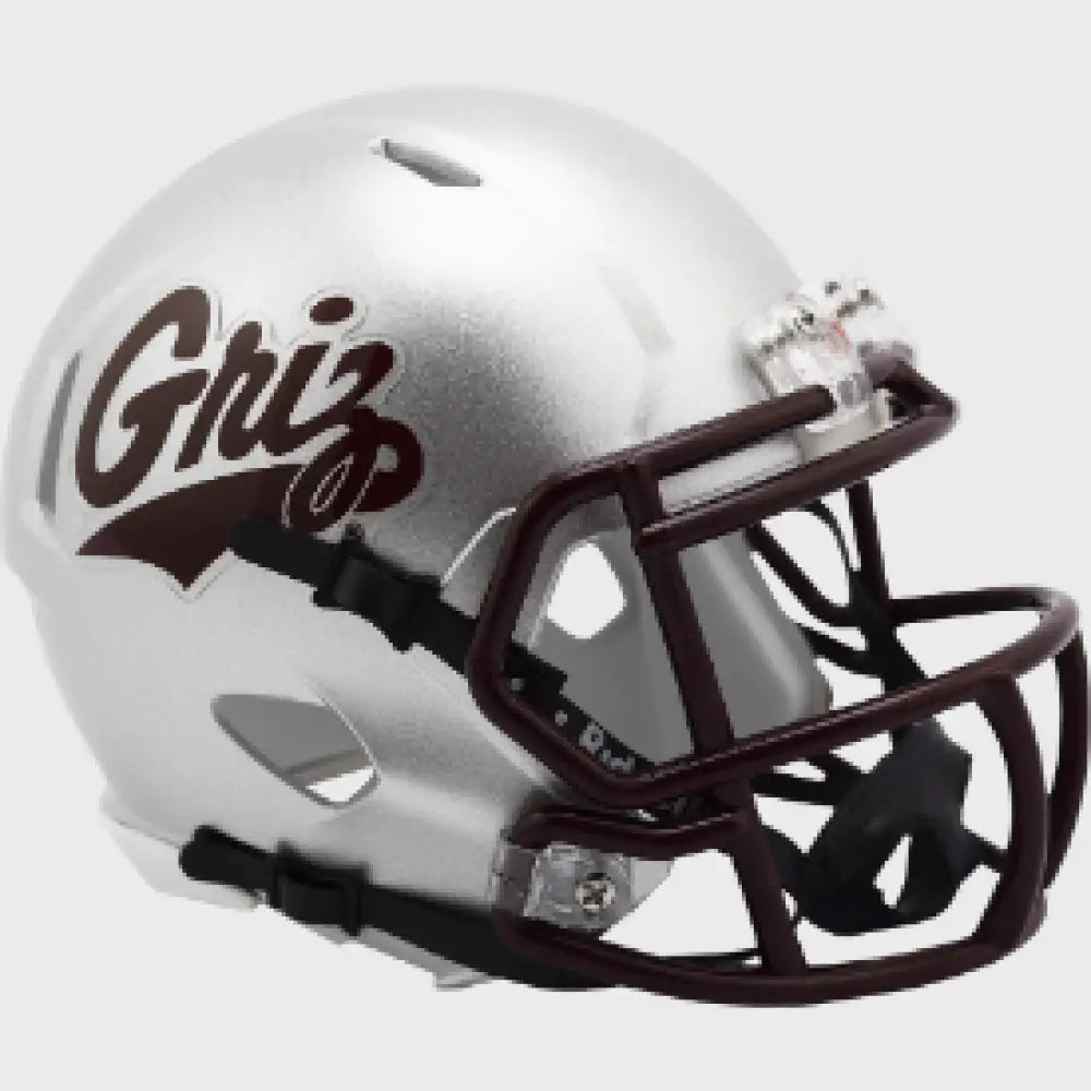 Montana Grizzlies NCAA Mini Speed Football Helmet - NCAA Break4Sports & Collectibles, LLC