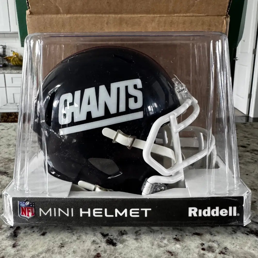 New York Giants 1981 to 1999 Riddell Mini Speed Throwback Helmet - NFL Break4Sports & Collectibles, LLC