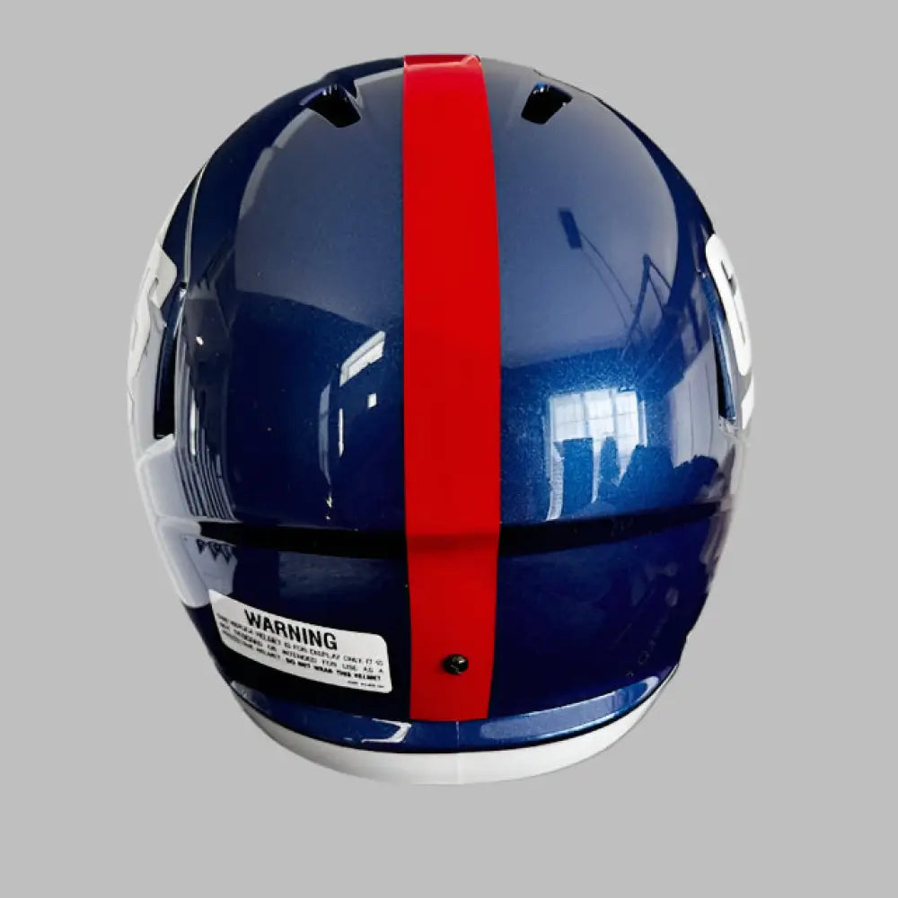 New York Giants Full Size Speed Replica Football Helmet Color Rush - NFL Break4Sports & Collectibles, LLC
