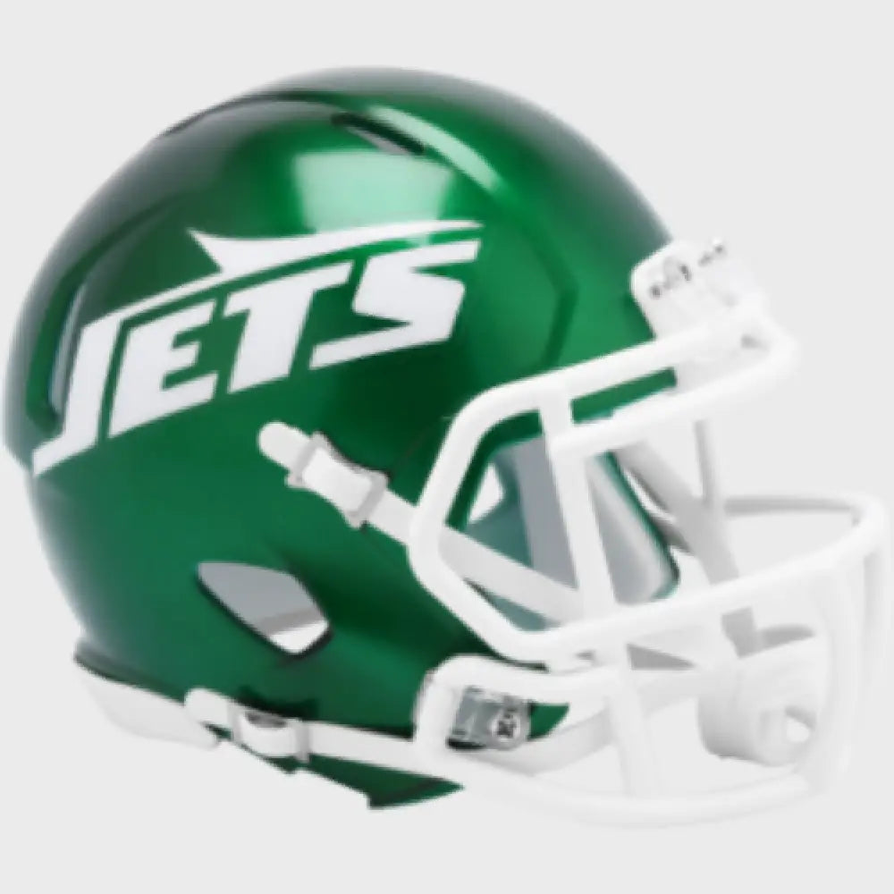 New York Jets NFL Mini Speed Football Helmet 2024 Primary - NFL Break4Sports & Collectibles, LLC