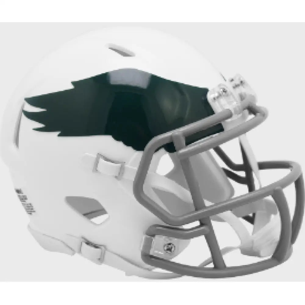 Philadelphia Eagles 1969 to 1973 Riddell Mini Speed Throwback Helmet - NFL Break4Sports & Collectibles, LLC