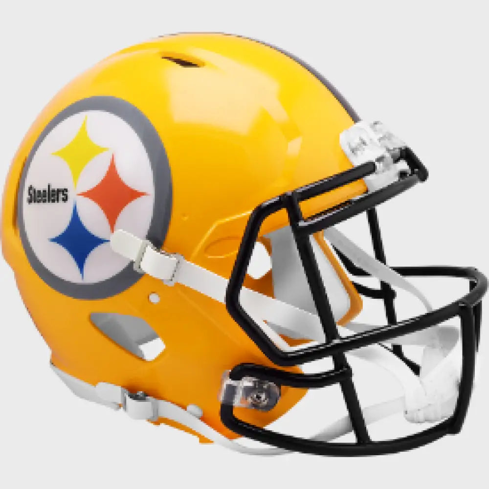 Pittsburgh Steelers Full Size Authentic Gold Speed Throwback Football Helmet - NFL Break4Sports & Collectibles, LLC
