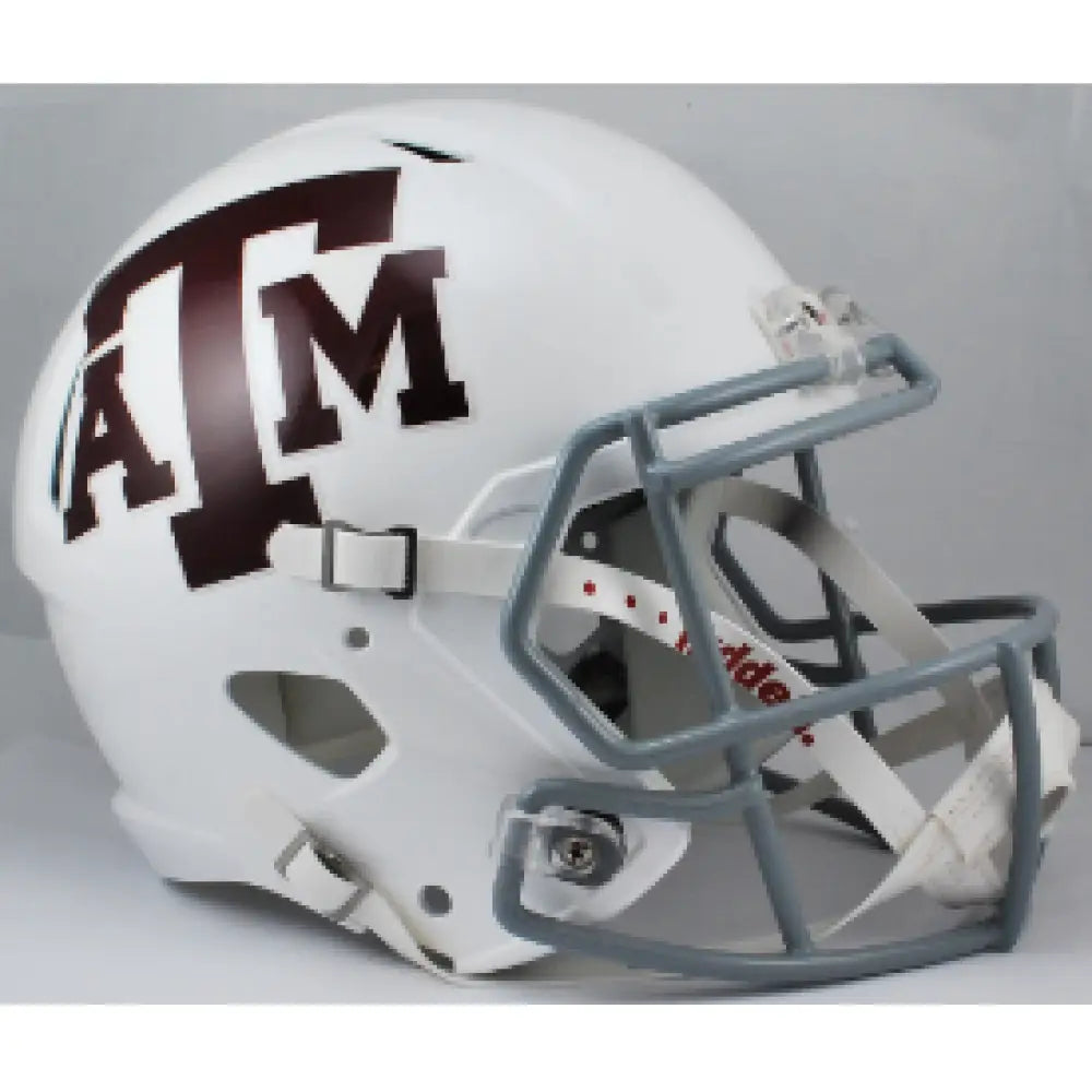Texas A&M Aggies Full Size Speed Replica Football Helmet White - NCAA Break4Sports & Collectibles, LLC