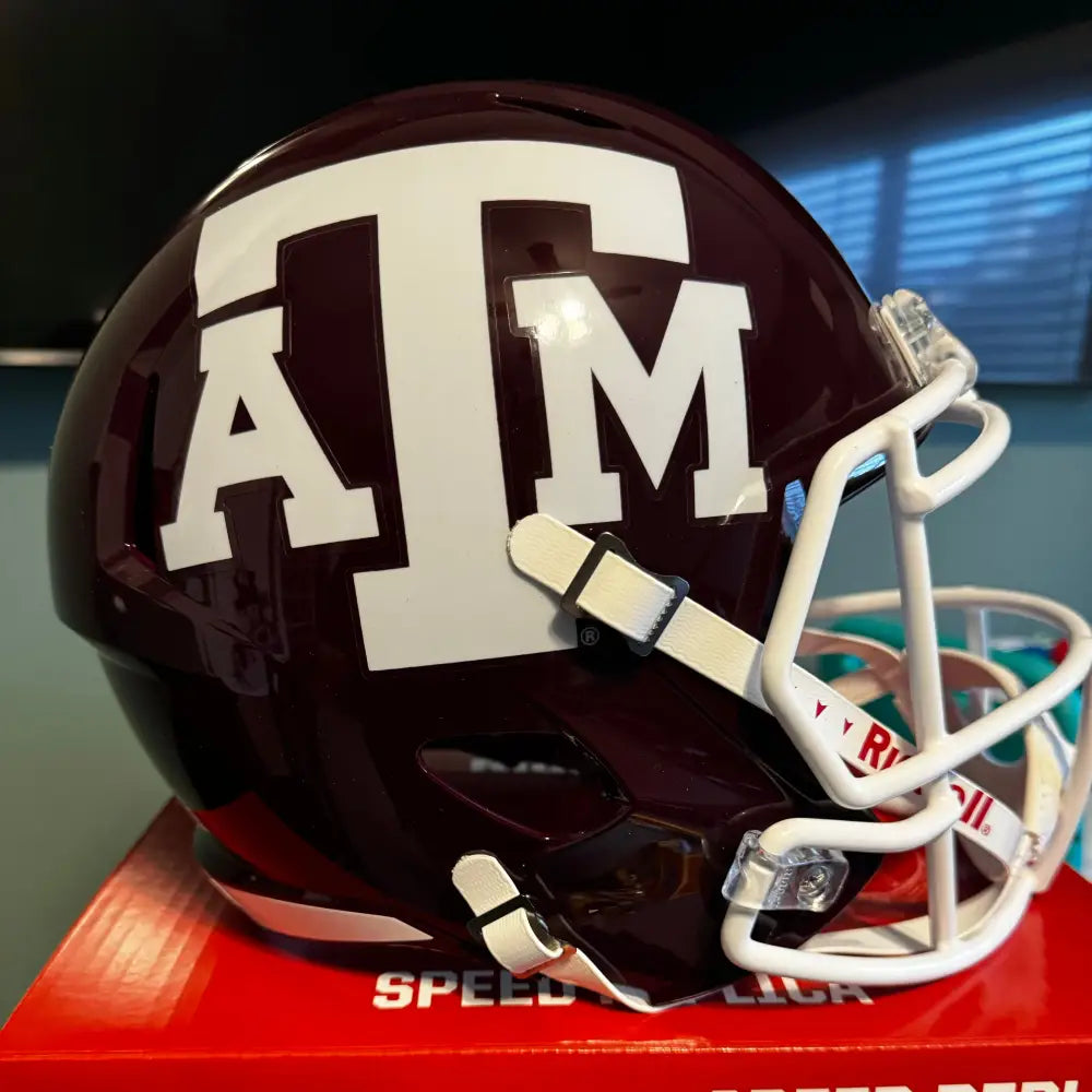 Texas A&M Full Size Aggies Replica Speed Football Helmet- NCAA Break4Sports & Collectibles, LLC