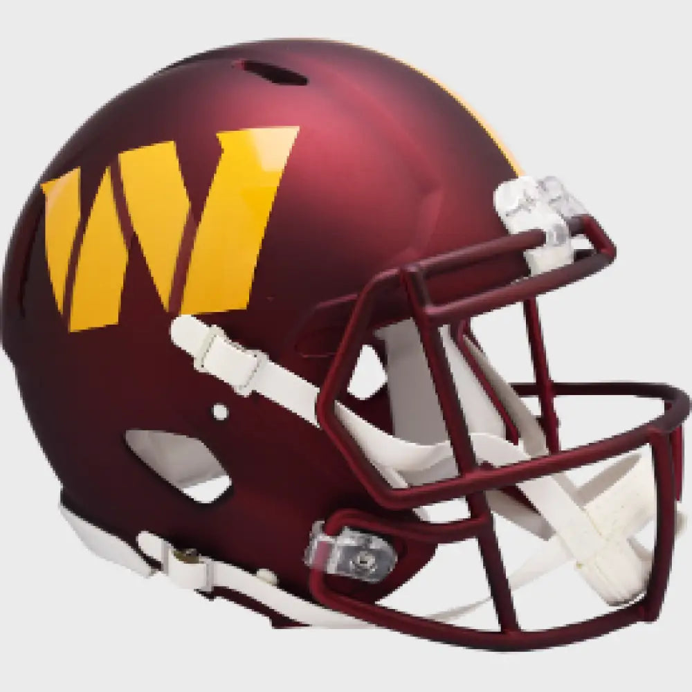 Washington Commanders Full Size SpeedFlex Football Helmet Anodized Maroon - NFL Break4Sports & Collectibles, LLC