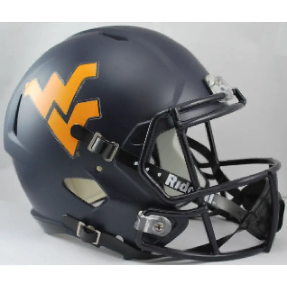 West Virginia Mountaineers Full Size Speed Replica Football Helmet - NCAA Break4Sports & Collectibles, LLC