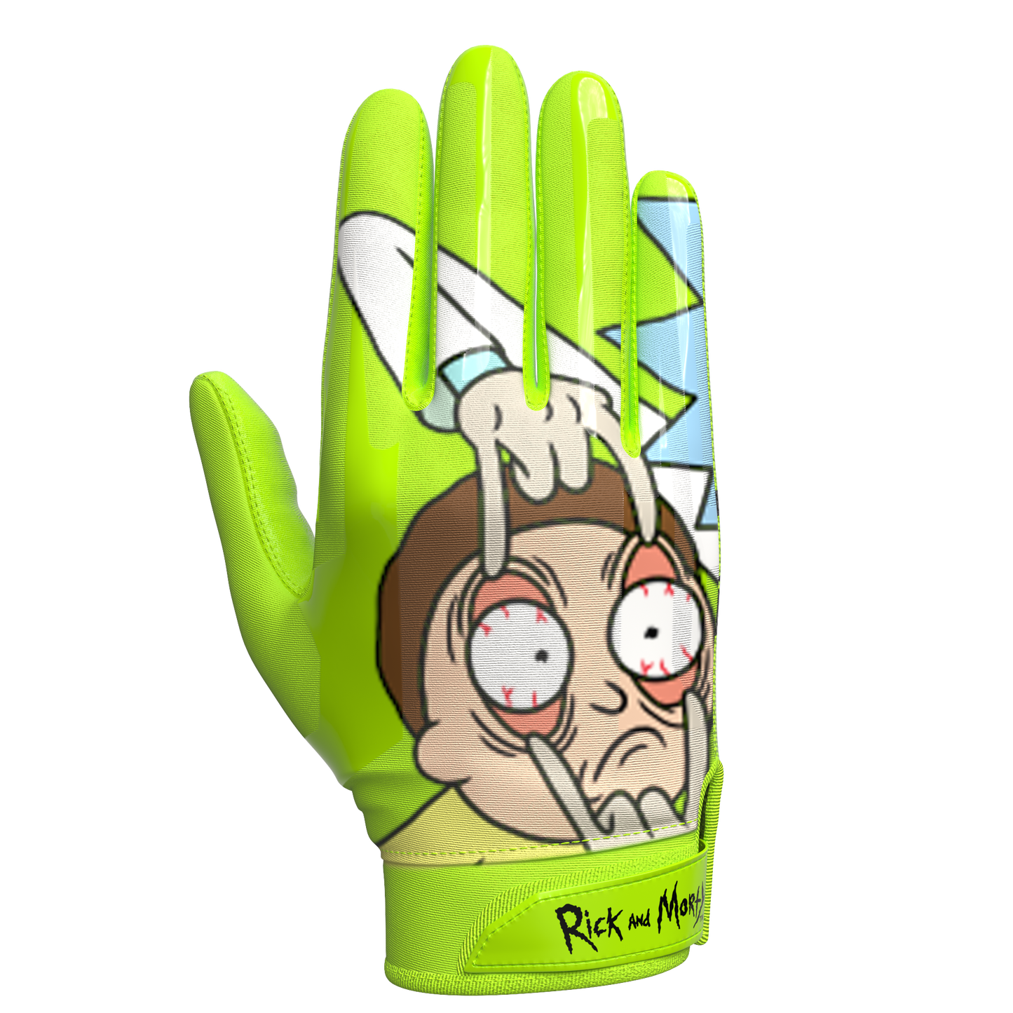 Phenom Elite Rick and Morty Football Gloves - VPS1 Phenom Elite Brand