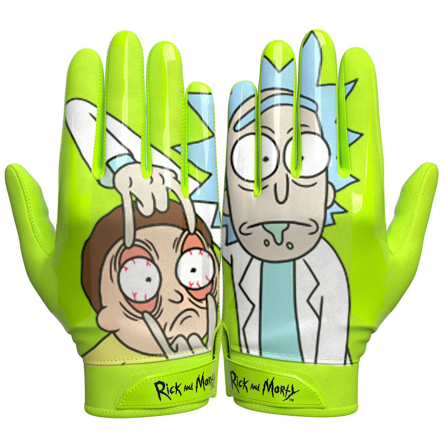 Phenom Elite Rick and Morty Football Gloves - VPS1 Phenom Elite Brand