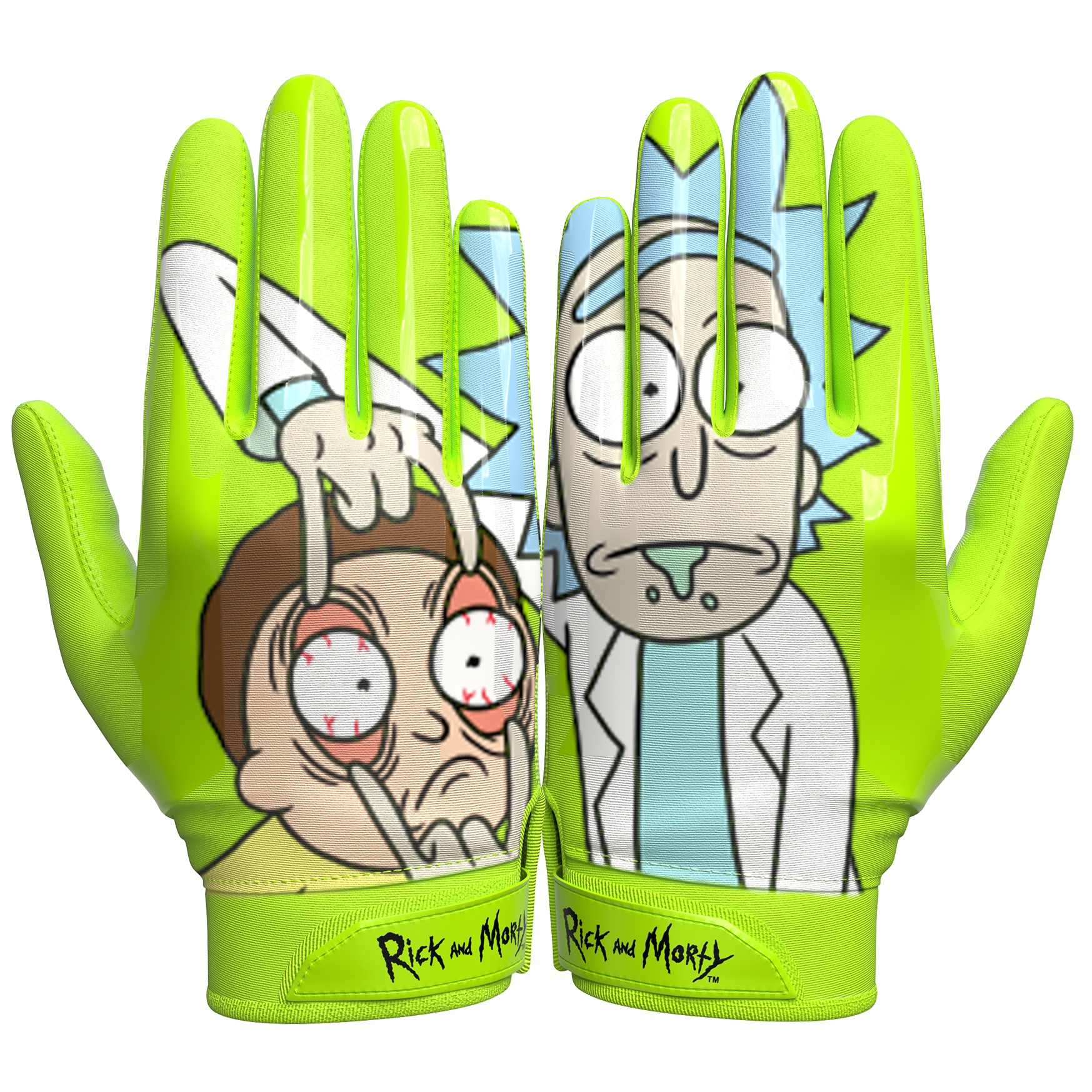 Phenom Elite Rick and Morty Football Gloves - VPS1 Phenom Elite Brand