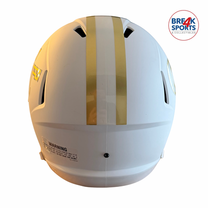 Georgia Tech Yellow Jackets Speed Replica Football Helmet Flat White NCAA Break4Sports & Collectibles, LLC