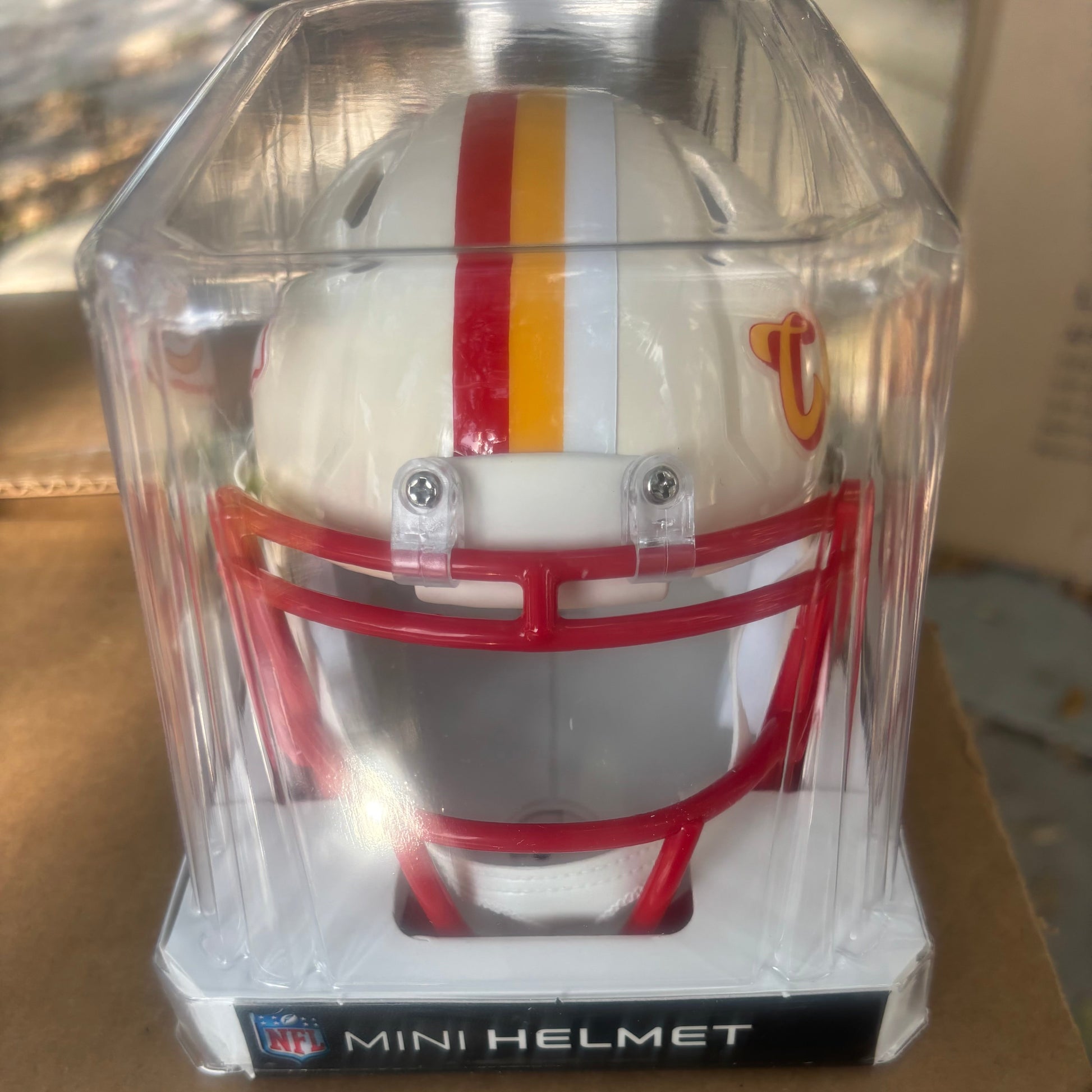 Kansas City Chiefs Speed Mini Football Helmet RETRO - NFL Break4Sports & Collectibles, LLC
