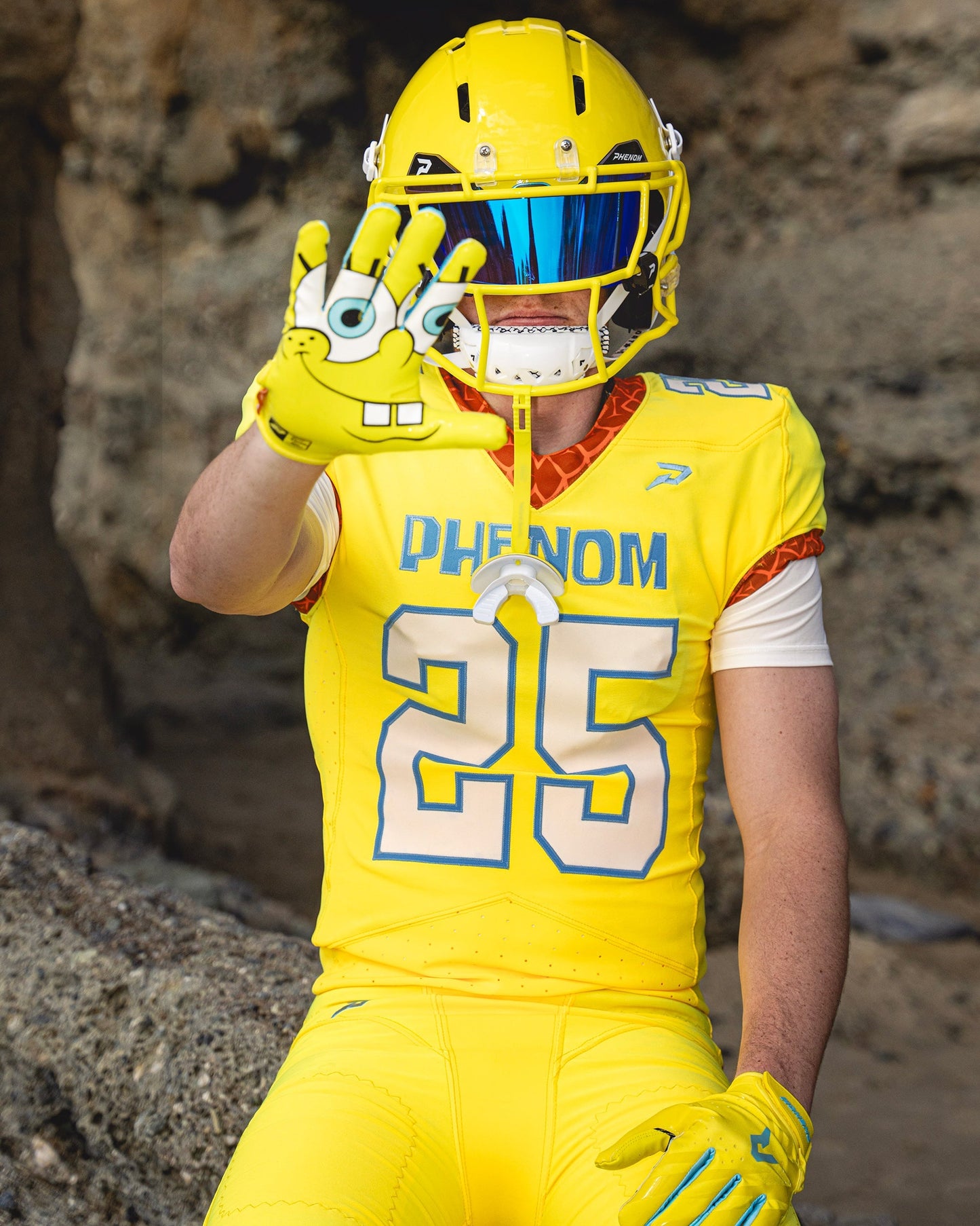SpongeBob Football Gloves - VPS5 By Phenom Elite Phenom Elite Brand