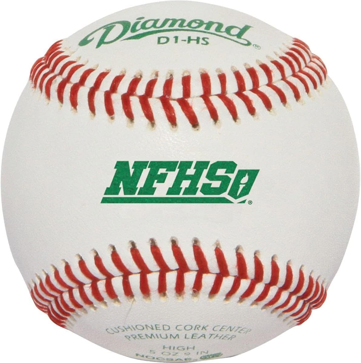 Diamond D1-NFHS Leather Baseballs 1 Dozen - MCI SPORTS