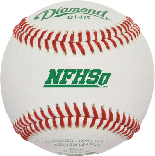 Diamond D1-NFHS Leather Baseballs 1 Dozen - MCI SPORTS