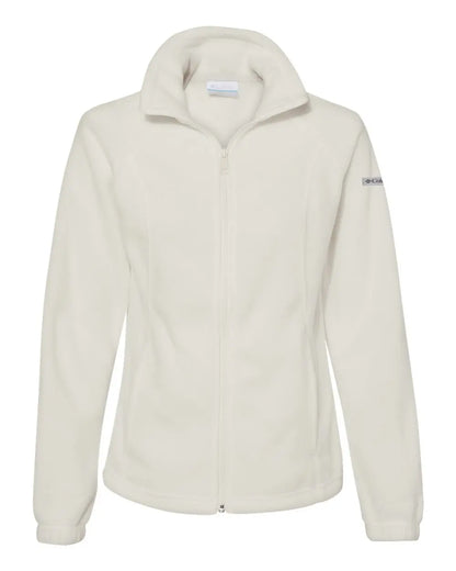 Columbia Ladies Benton Springs Full Zip Fleece Jacket Chalk Color Columbia