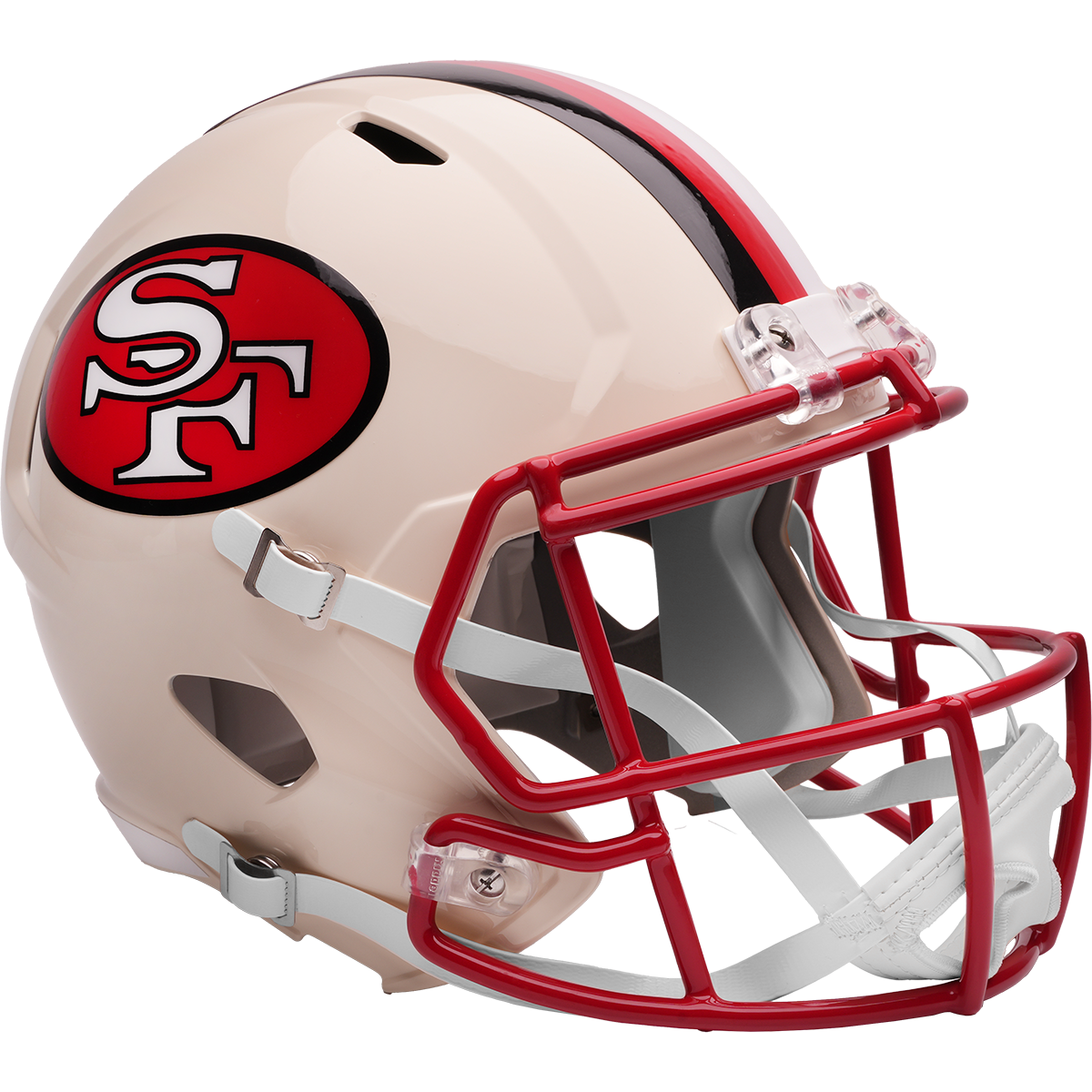 San Francisco 49ers Full Size Speed Replica Football Helmet RETRO - NFL Break4Sports & Collectibles, LLC