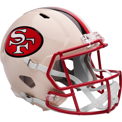 San Francisco 49ers Full Size Speed Replica Football Helmet RETRO - NFL Break4Sports & Collectibles, LLC